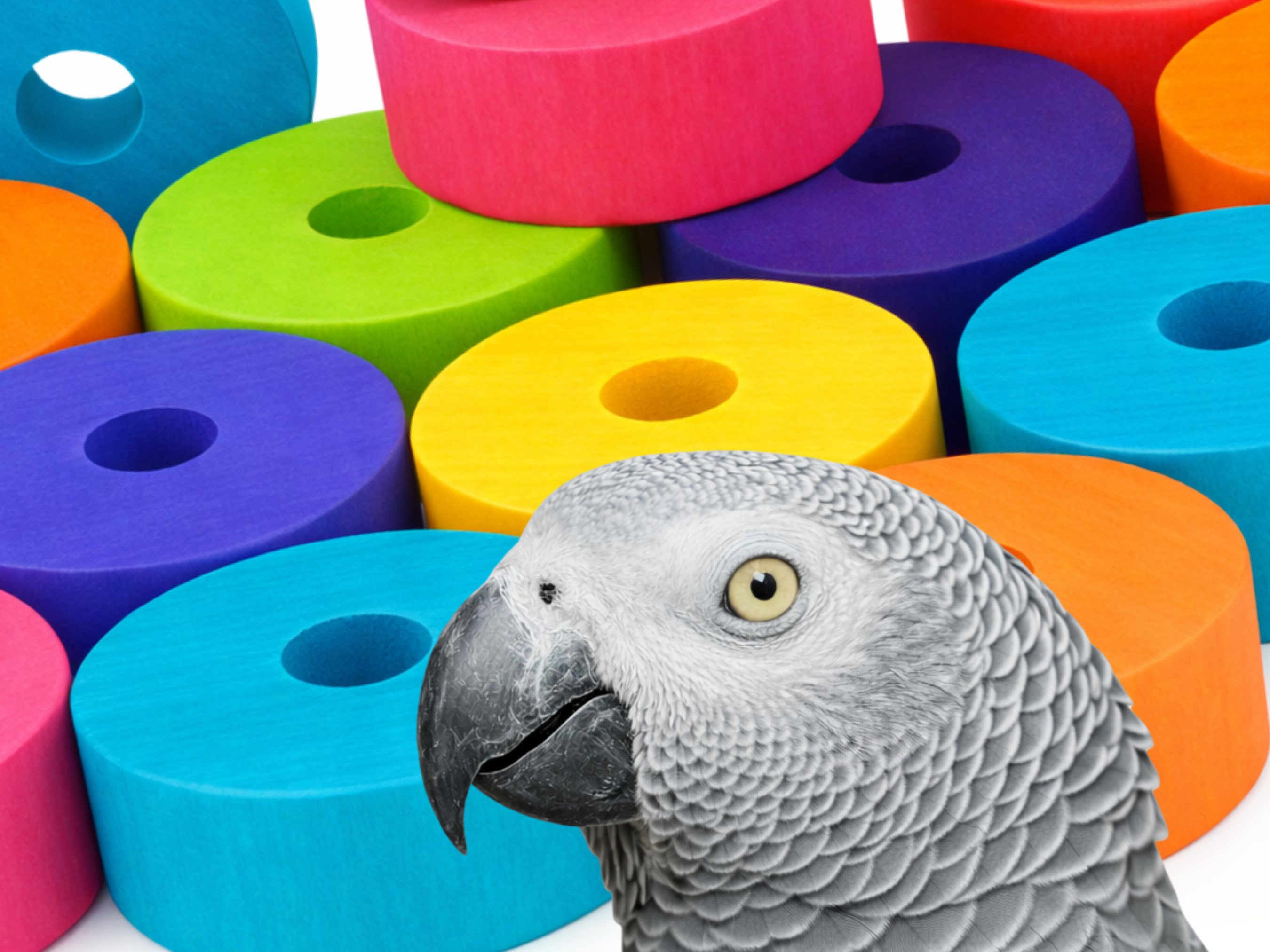 WOOD BLOCKS | Set of 50 | For custom bird toys and pole refills | Large ...