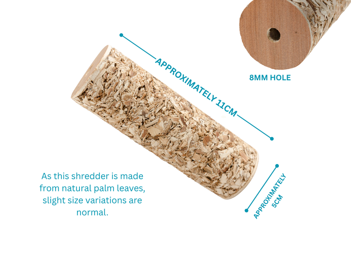 ARROT PALM SHREDDERS™ | Set of Three | Natural palm leaf shredders | Pole refills