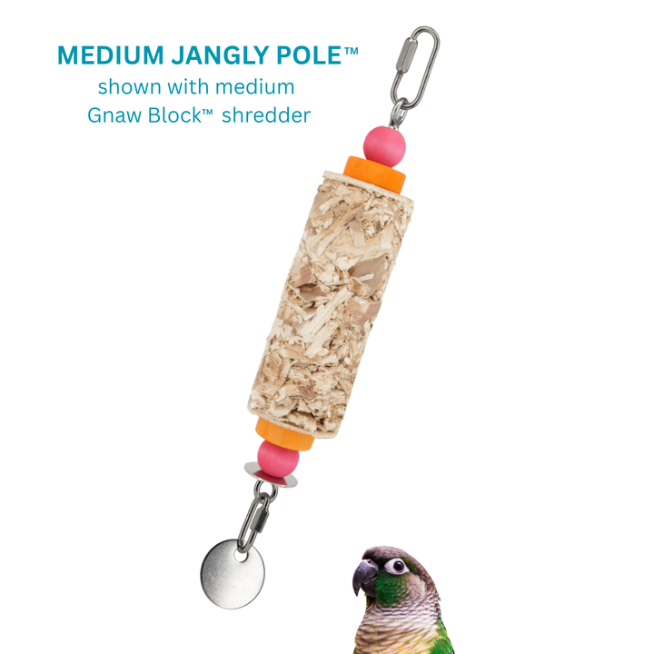 ARROT PALM SHREDDERS™ | Set of Three | Natural palm leaf shredders | Pole refills